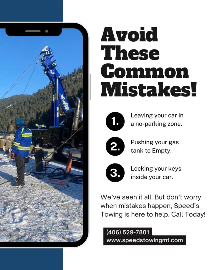Common Mistakes that Lead to Needing a Tow